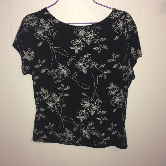 A black and white tee. - Picture 2 of 3